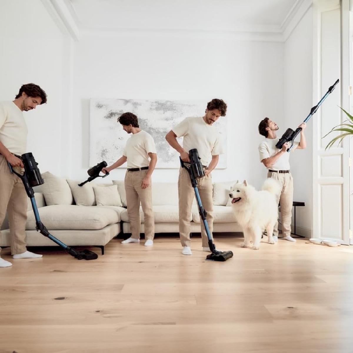 Cecotec Aspiradores verticales BLDC Conga Rockstar 6500 Century ErgoWet Animal