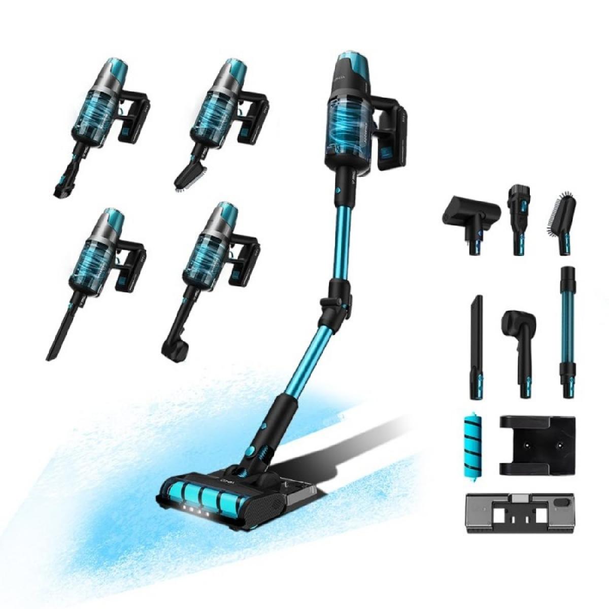 Cecotec Aspiradores verticales BLDC Conga Rockstar 8500 Infinity ErgoWet Animal Turbo