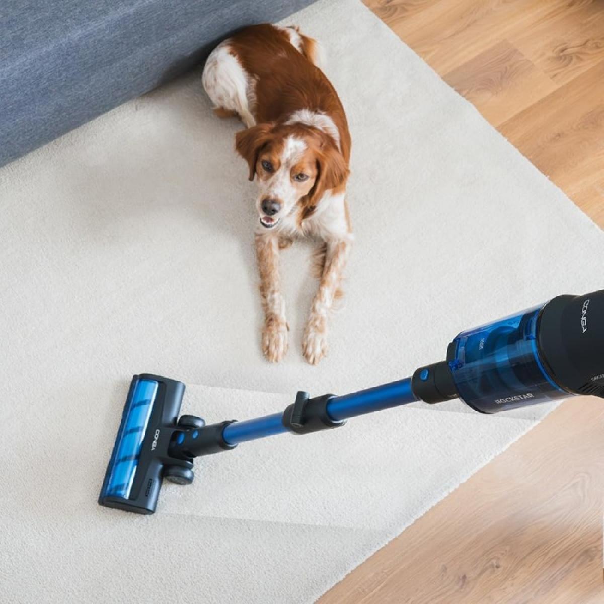 Cecotec Aspiradores verticales BLDC Conga Rockstar 8500 Infinity ErgoWet Animal Turbo