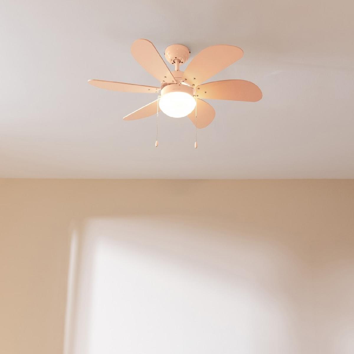 Cecotec Ventiladores de techo con luz EnergySilence Aero 3600 Vision Full Orange