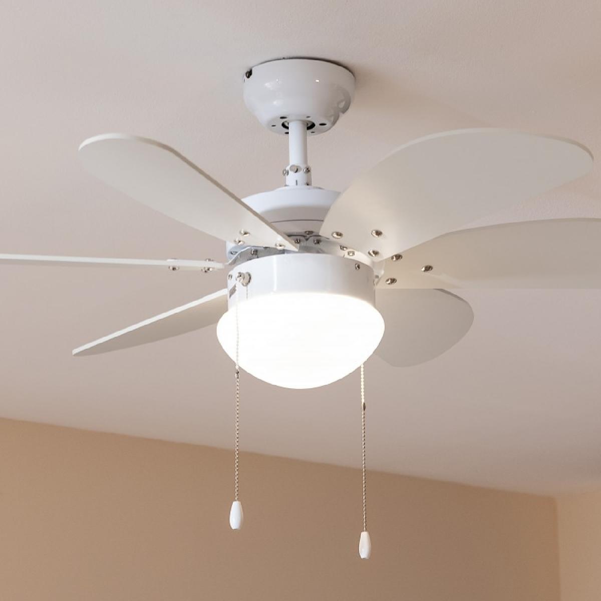 Cecotec Ventiladores de techo con luz EnergySilence Aero 3600 Vision Full White