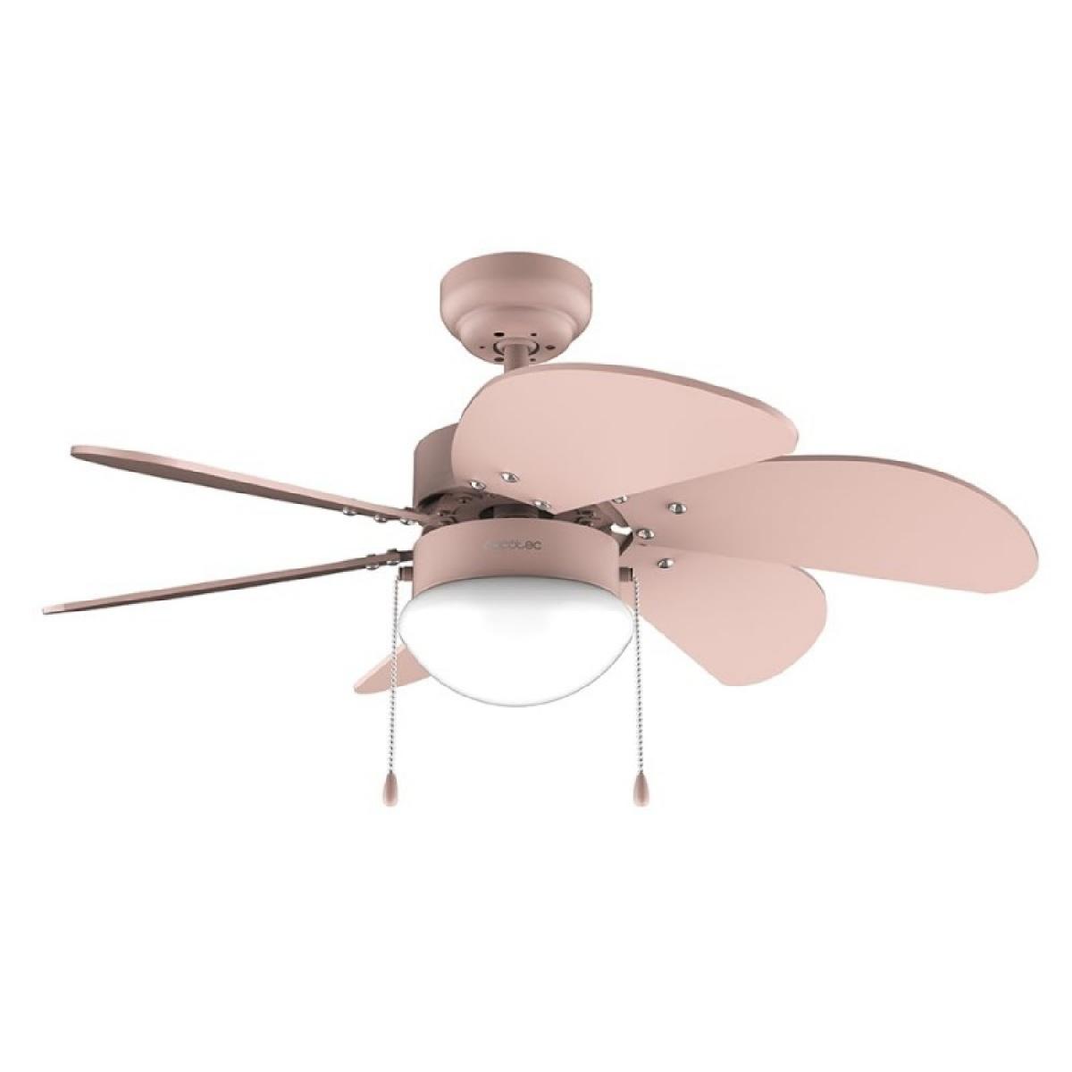 Cecotec Ventiladores de techo con luz EnergySilence Aero 3600 Vision Full Pink
