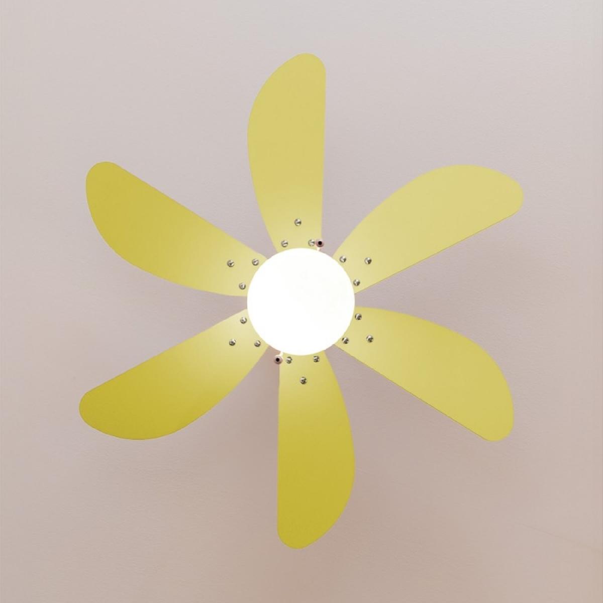 Cecotec Ventiladores de techo con luz EnergySilence Aero v3600 Vision Full Yellow