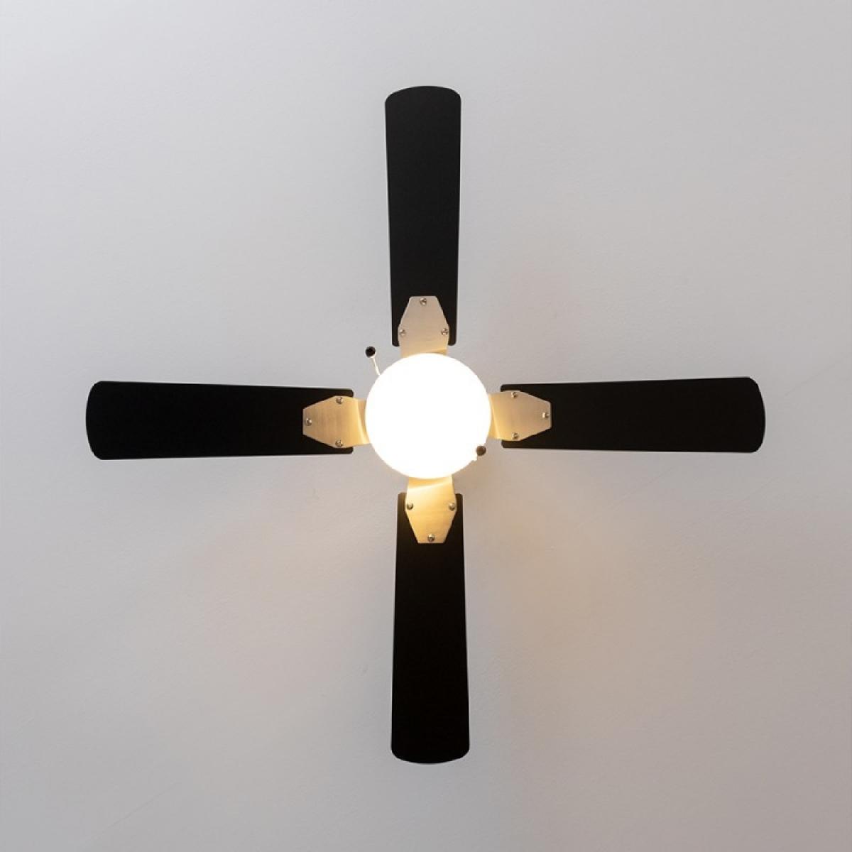 Cecotec Ventiladores de techo con luz EnergySilence Aero 450 IronBlack