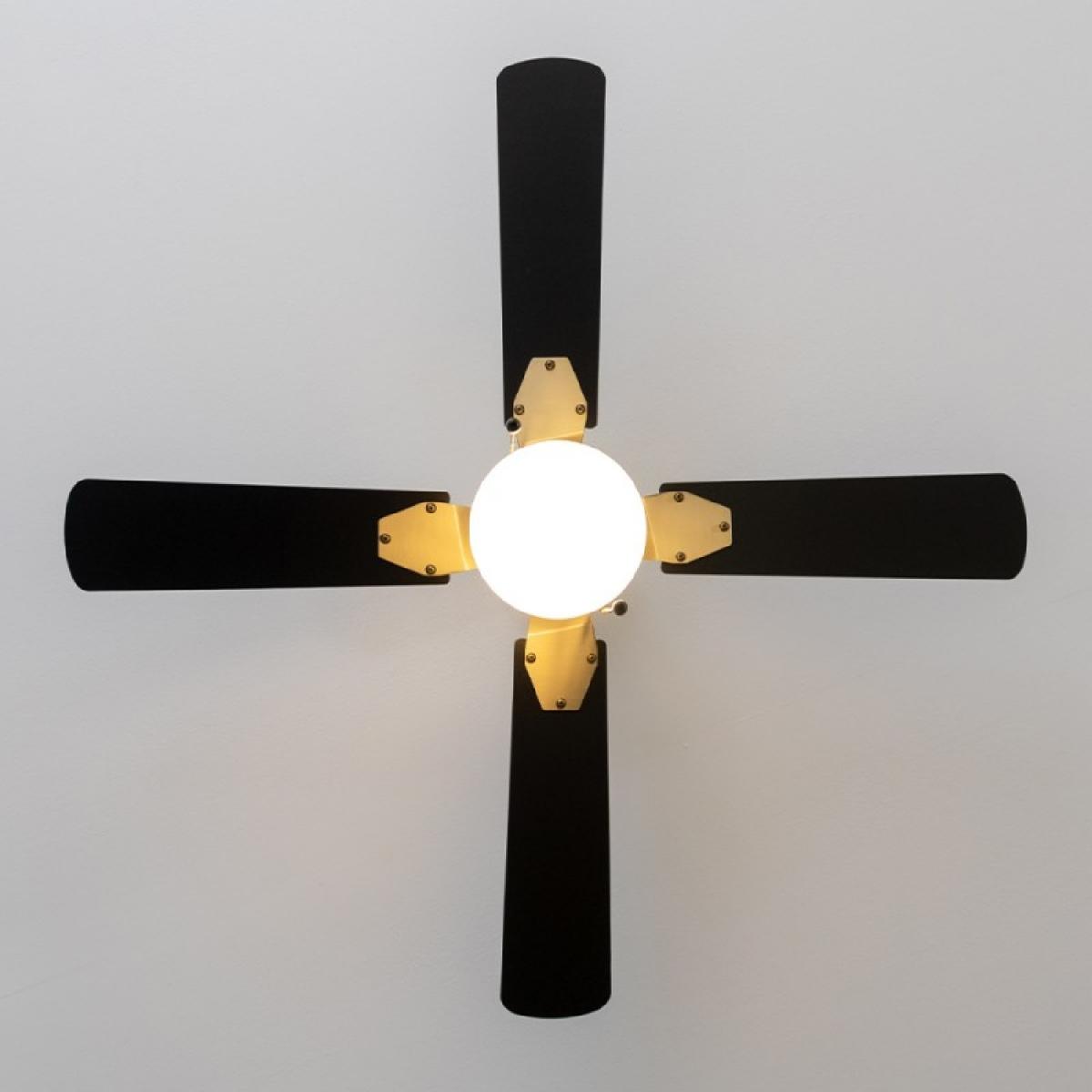 Cecotec Ventiladores de techo con luz EnergySilence Aero 450 GoldBlack