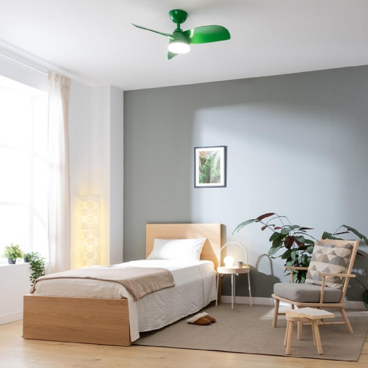 Cecotec Ventiladores de techo con luz EnergySilence Aero 3050 Mint