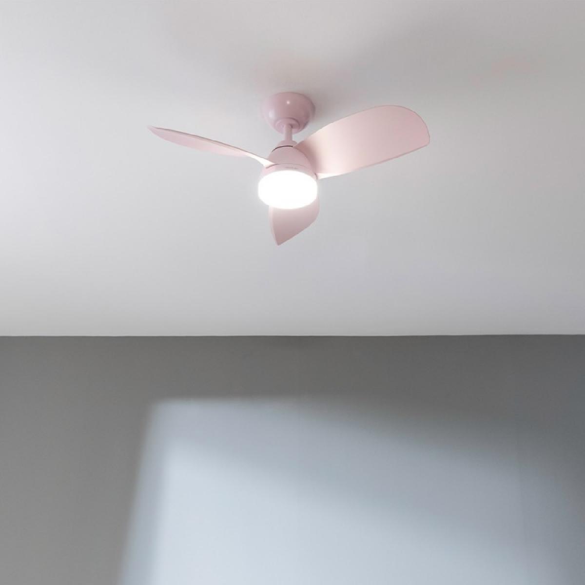 Cecotec Ventiladores de techo con luz EnergySilence Aero 3050 Pink