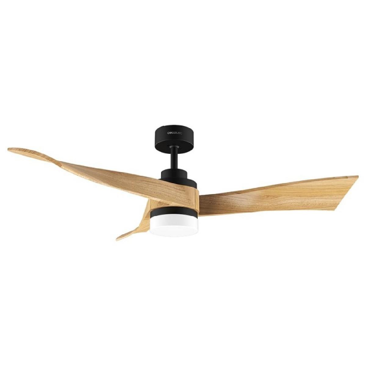 Cecotec Ventiladores de techo con luz EnergySilence Aero 5285 LightWood