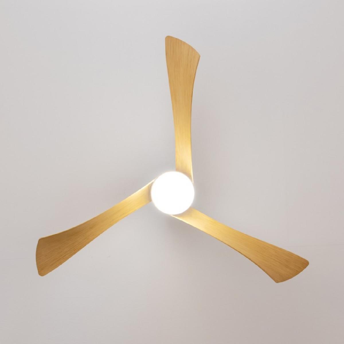 Cecotec Ventiladores de techo con luz EnergySilence Aero 5285 LightWood