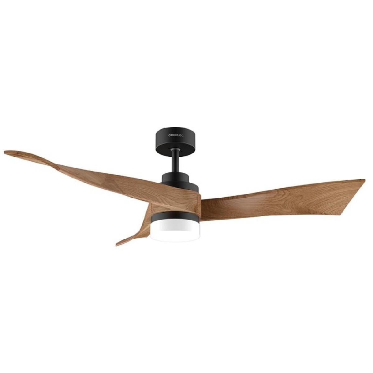 Cecotec Ventiladores de techo con luz EnergySilence Aero 5285 DarkWood