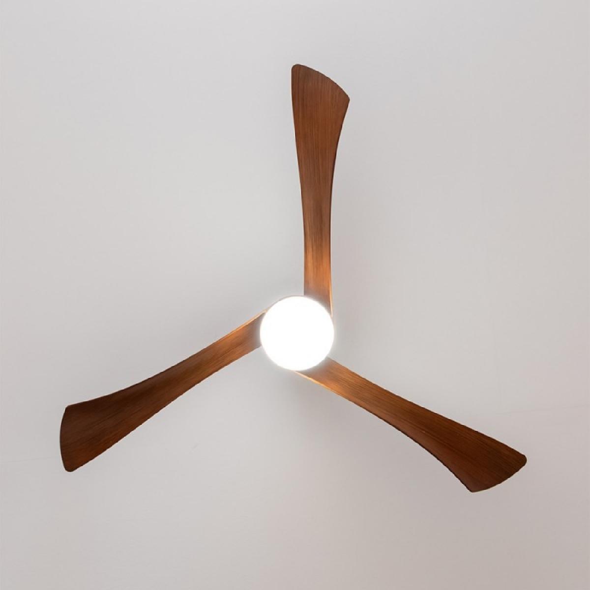 Cecotec Ventiladores de techo con luz EnergySilence Aero 5285 DarkWood