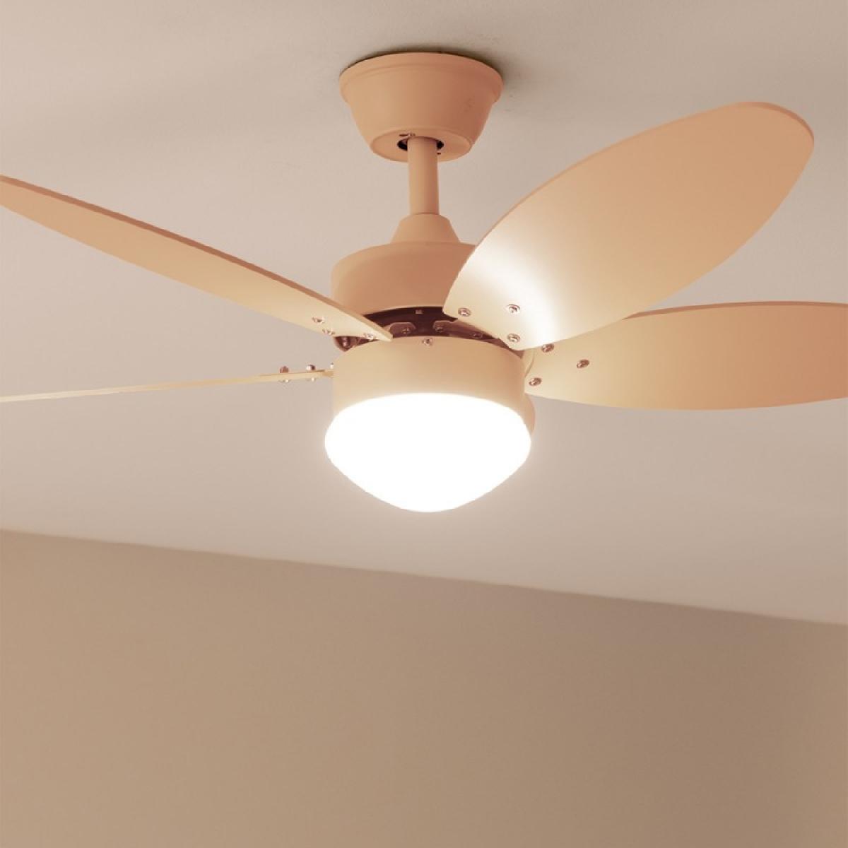 Cecotec Ventiladores de techo con luz EnergySilence Aero 4260 Full Orange