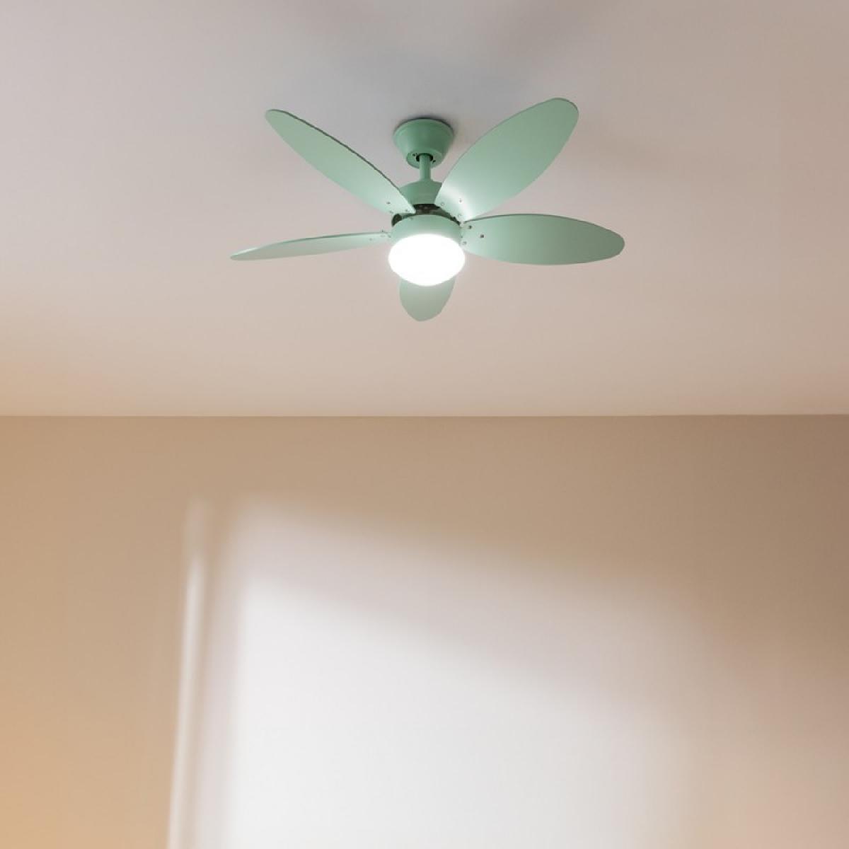 Cecotec Ventiladores de techo con luz EnergySilence Aero 4260 Full Mint