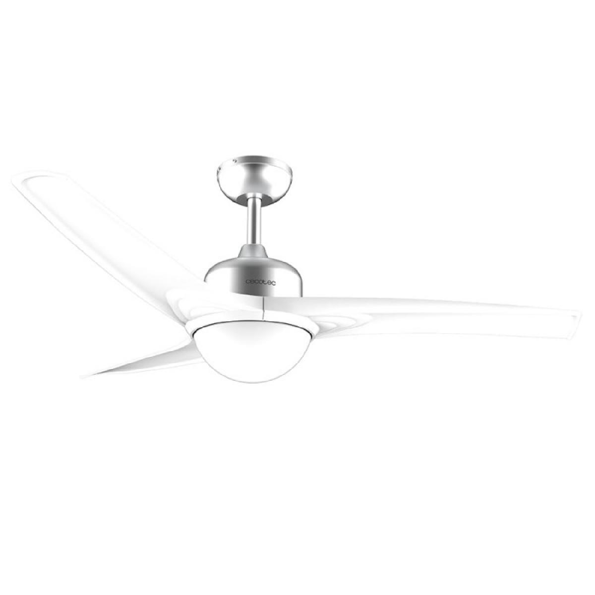 Cecotec Ventiladores de techo con luz EnergySilence Aero 560 IronWhite