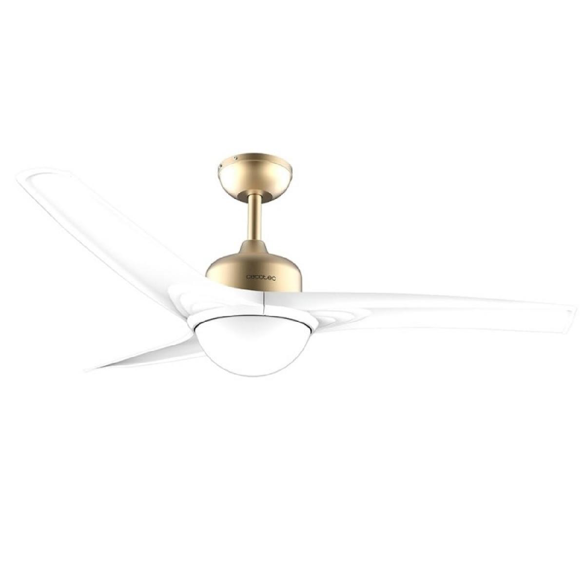 Cecotec Ventiladores de techo con luz EnergySilence Aero 560 GoldWhite