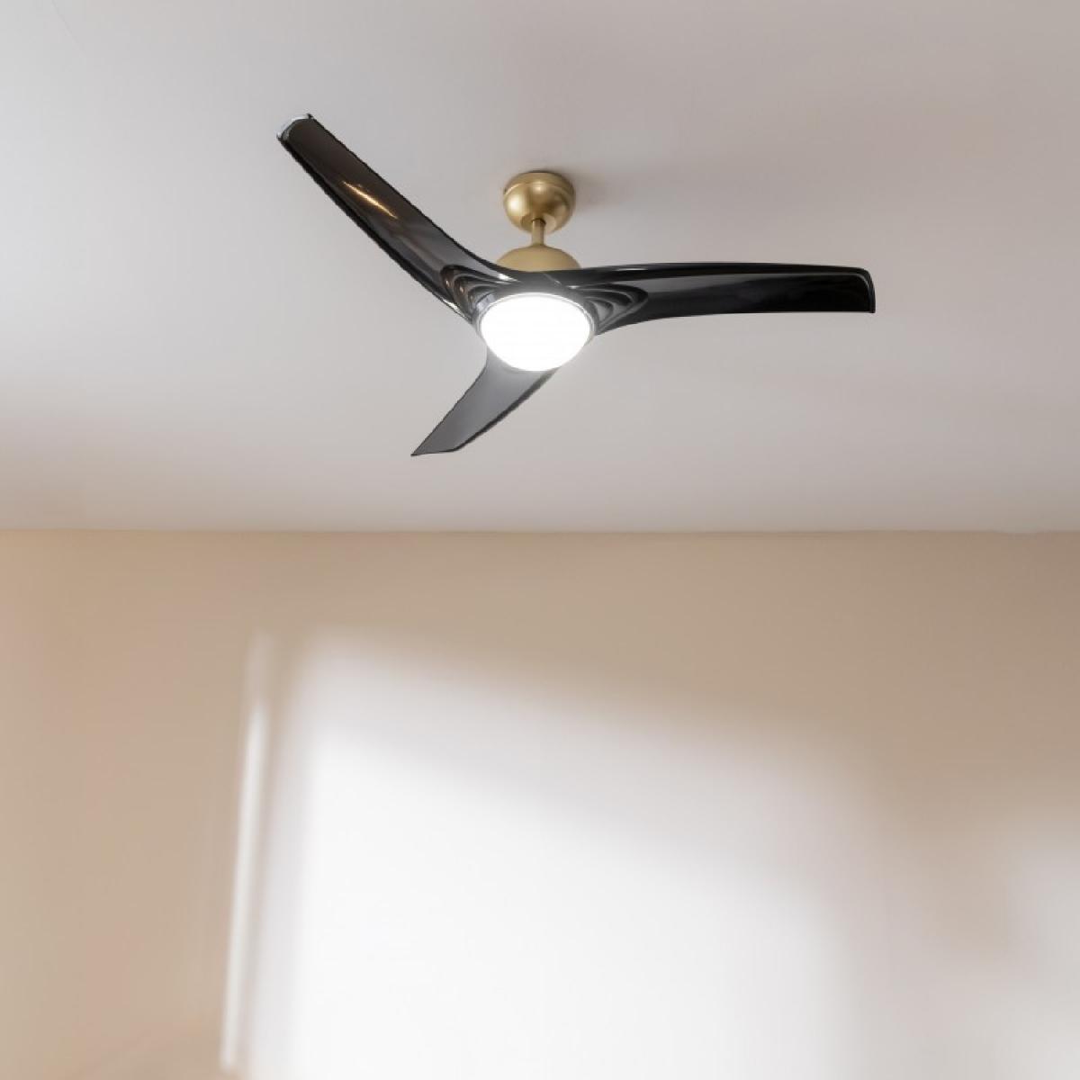 Cecotec Ventiladores de techo con luz EnergySilence Aero 560 GoldBlack