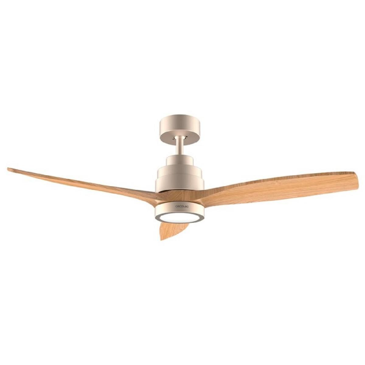 Cecotec Ventiladores de techo con luz EnergySilence Aero 5295 GoldWhite