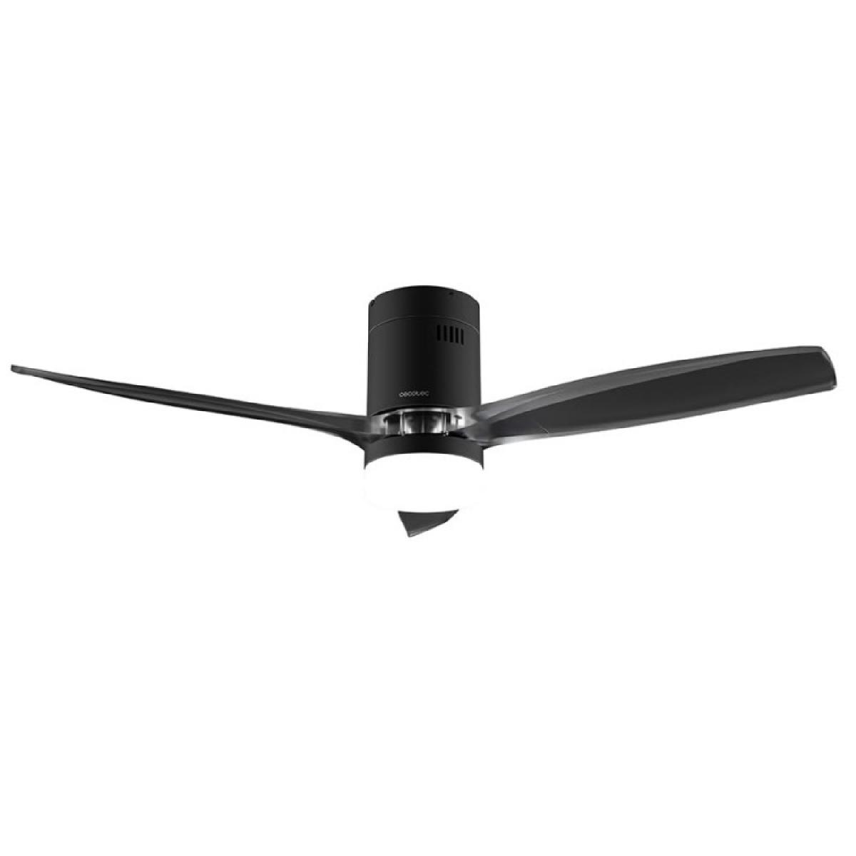 Cecotec Ventiladores de techo con luz EnergySilence Aero 5285 Sun BlackTransparent