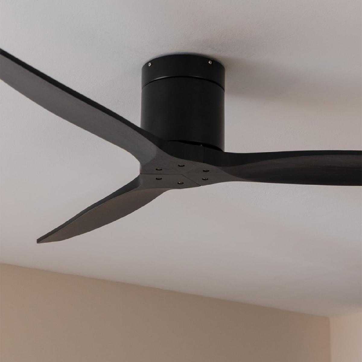 Cecotec Ventiladores de techo sin luz EnergySilence Aero 5500 Aqua Black&Black Connected