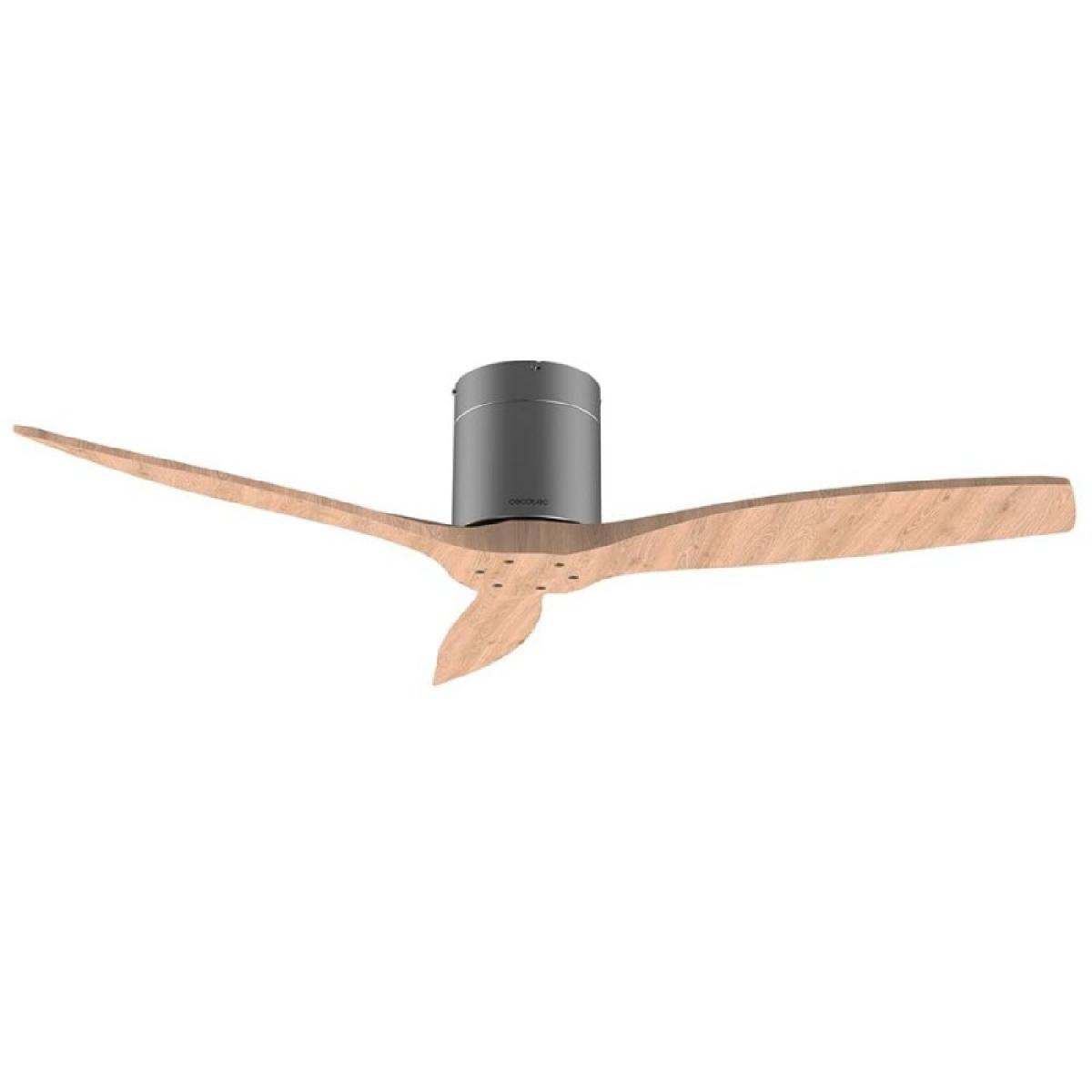 Cecotec Ventiladores de techo sin luz EnergySilence Aero 5500 Aqua IronLightWood Connected