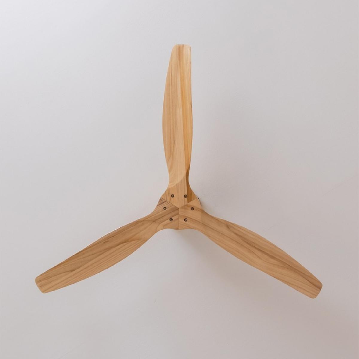 Cecotec Ventiladores de techo sin luz EnergySilence Aero 5500 Aqua IronLightWood Connected