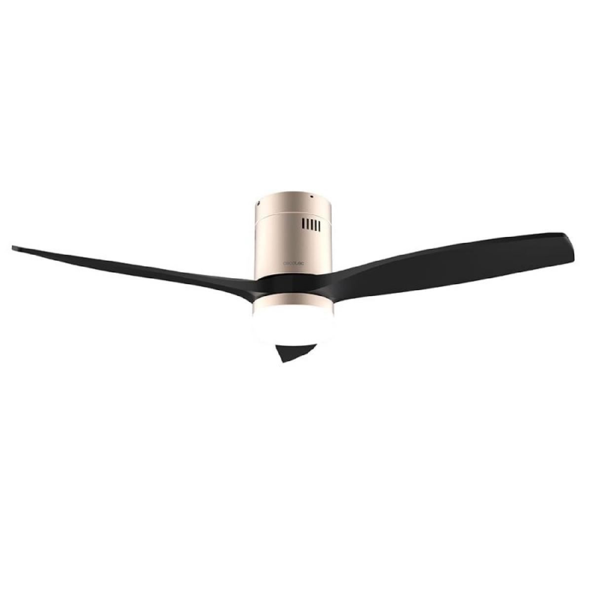 Cecotec Ventiladores de techo con luz EnergySilence Aero 5600 Aqua GoldBlack Connected