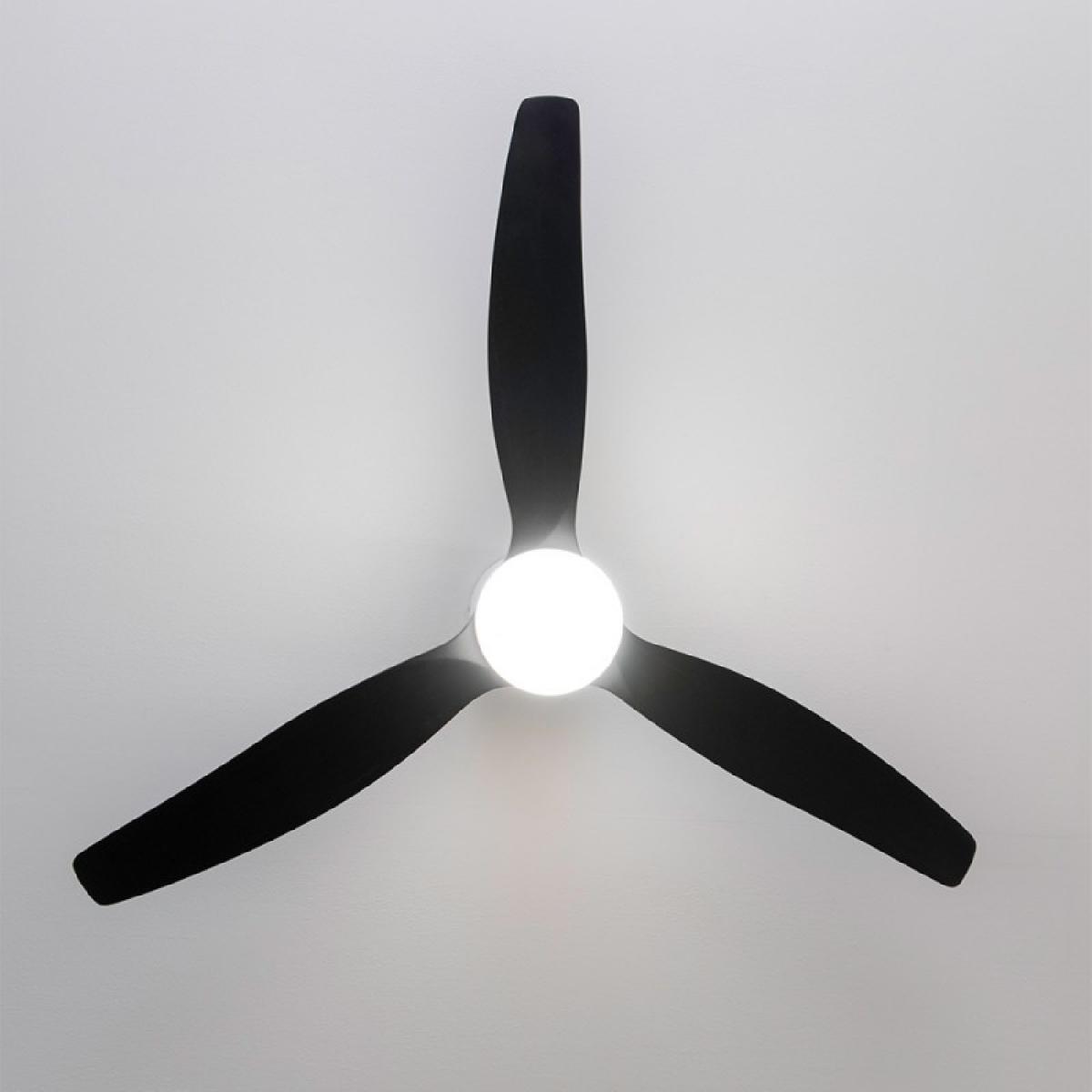 Cecotec Ventiladores de techo con luz EnergySilence Aero 5600 Aqua White&Black Connected
