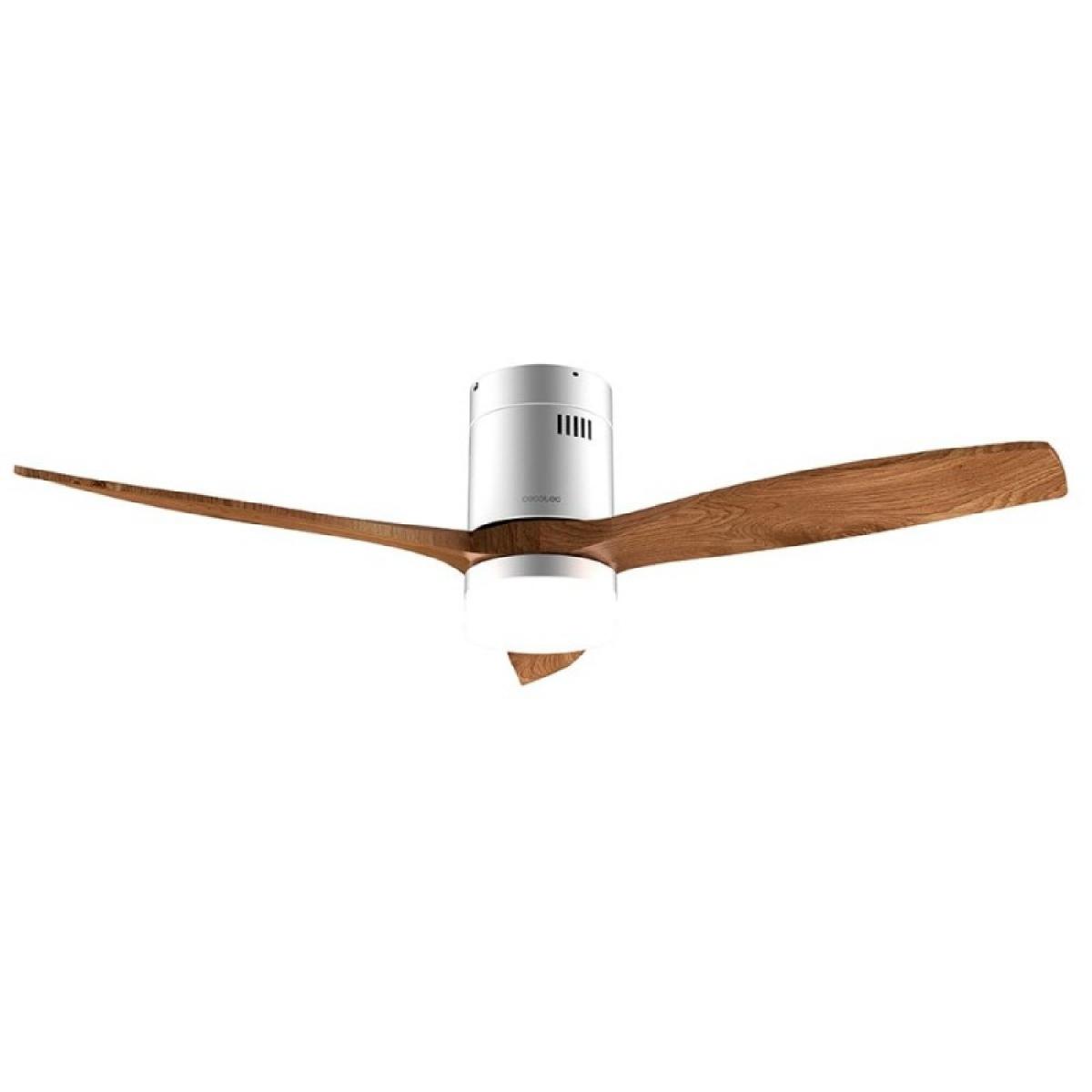 Cecotec Ventiladores de techo con luz EnergySilence Aero 5600 Aqua IronDarkWood Connected
