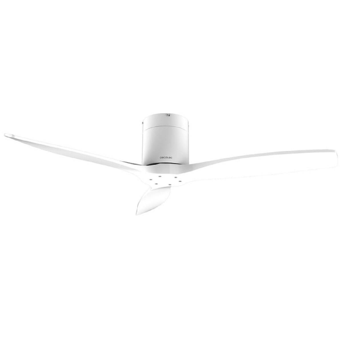 Cecotec Ventiladores de techo sin luz EnergySilence Aero 5600 Aqua IronWhiteWood Connected