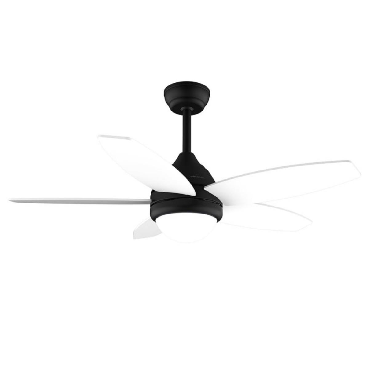 Cecotec Ventiladores de techo con luz EnergySilence Aero 4200 Black&LightWood