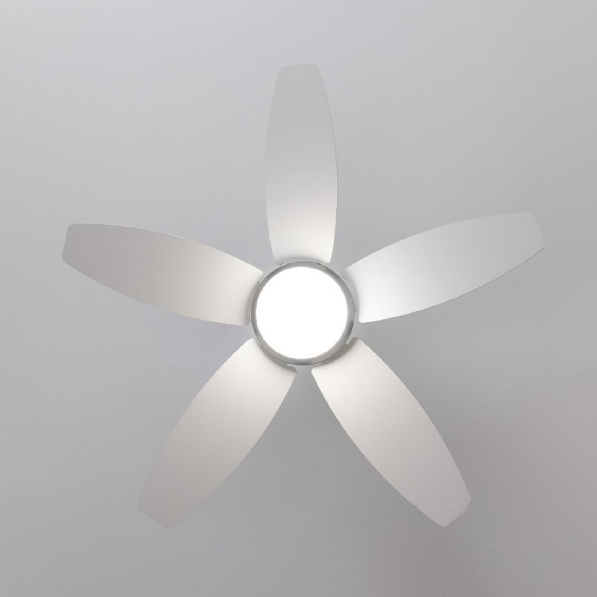 Cecotec Ventiladores de techo con luz EnergySilence Aero 4200 Black&LightWood