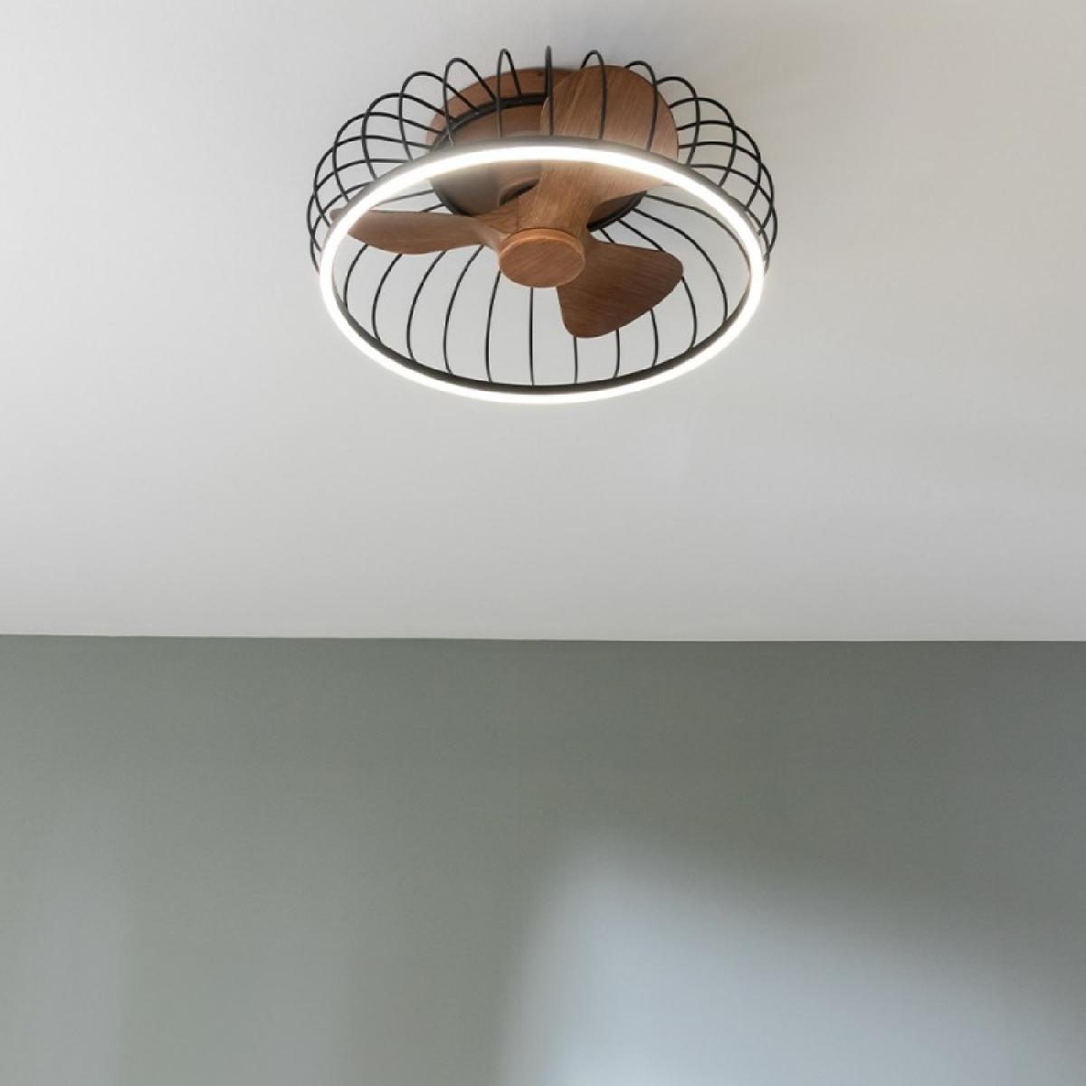 Cecotec Ventiladores de techo con luz EnergySilence Aero 5250 RoundLight Design