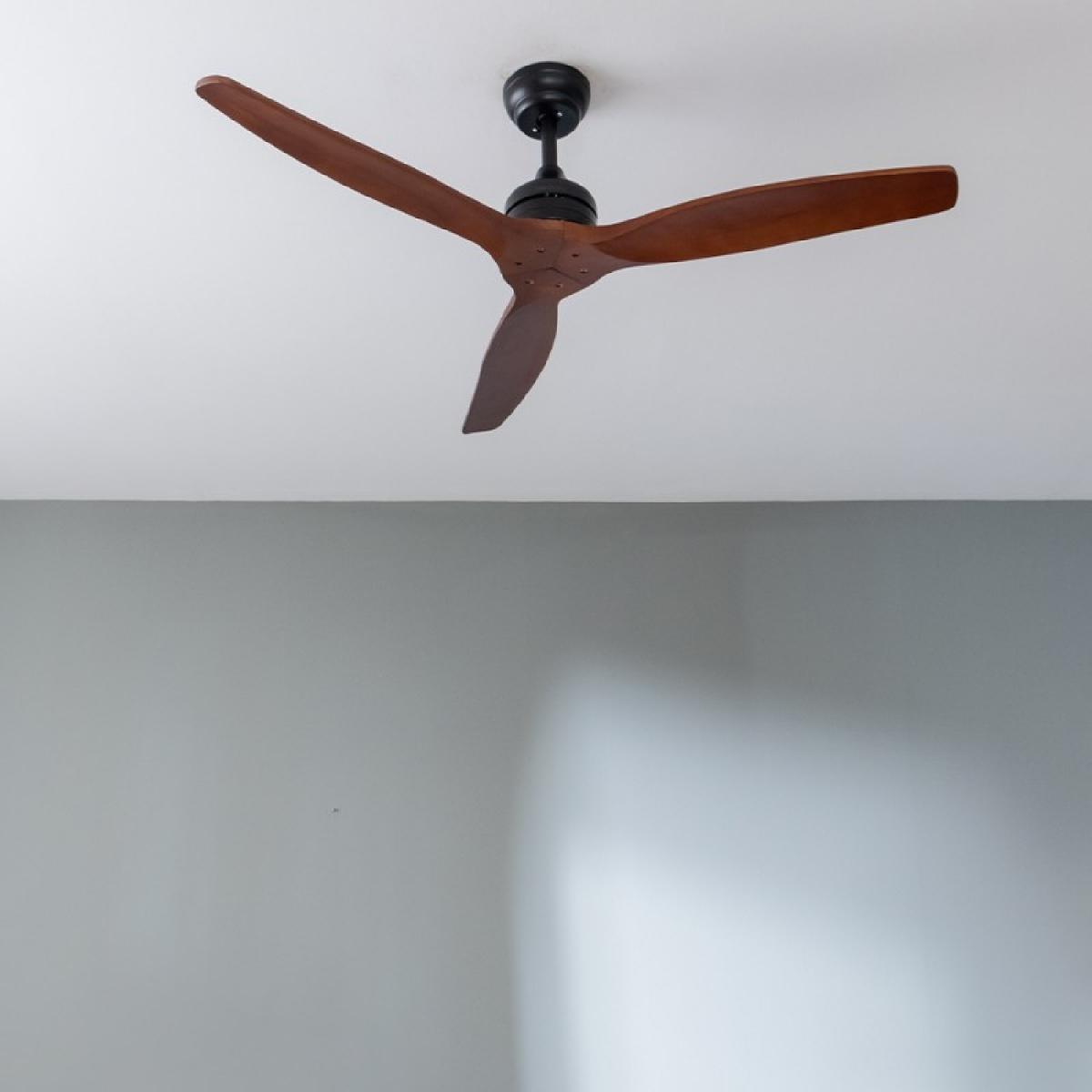 Cecotec Ventiladores de techo sin luz EnergySilence Aero 5270 DarkWood