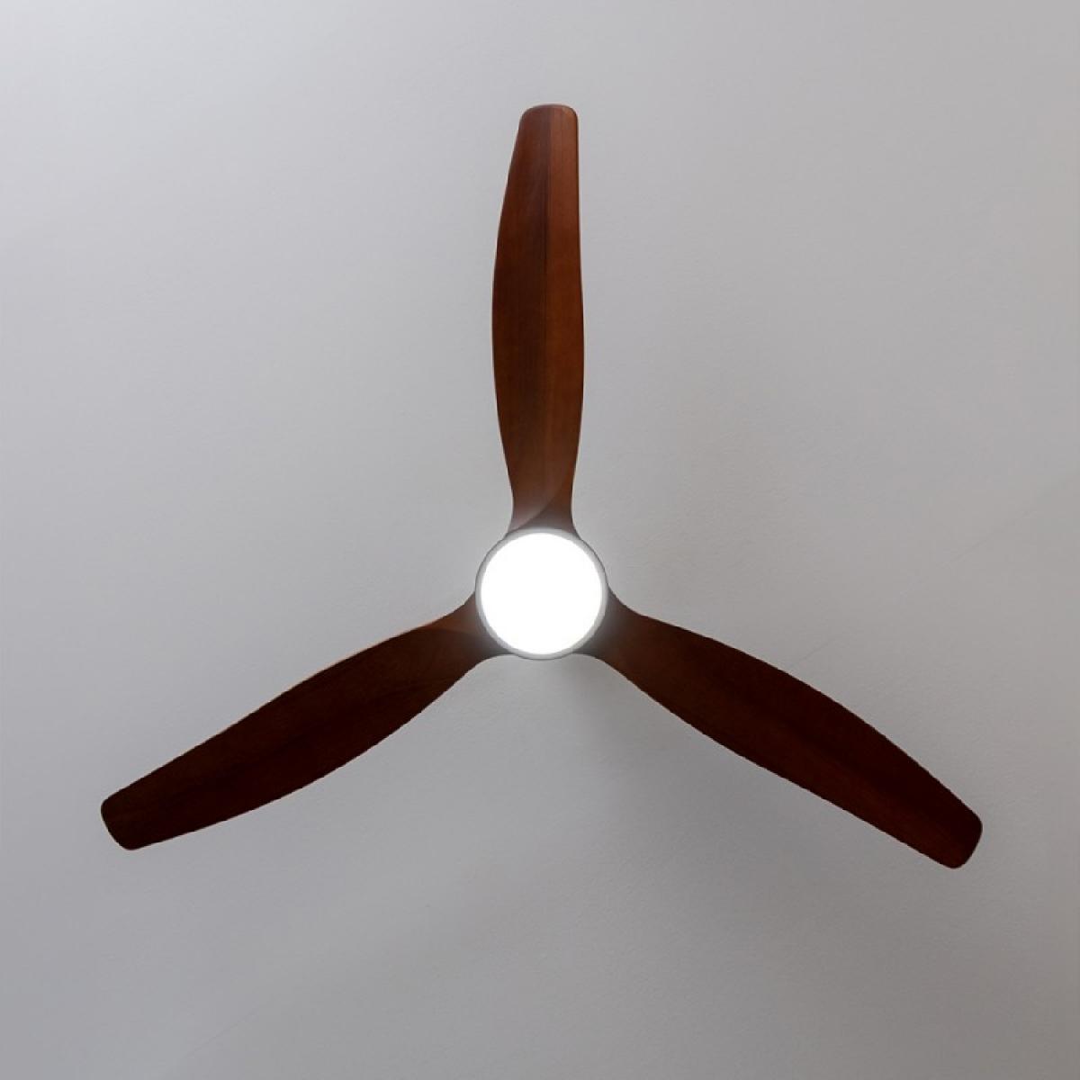 Cecotec Ventiladores de techo con luz EnergySilence Aero 5275 DarkWood