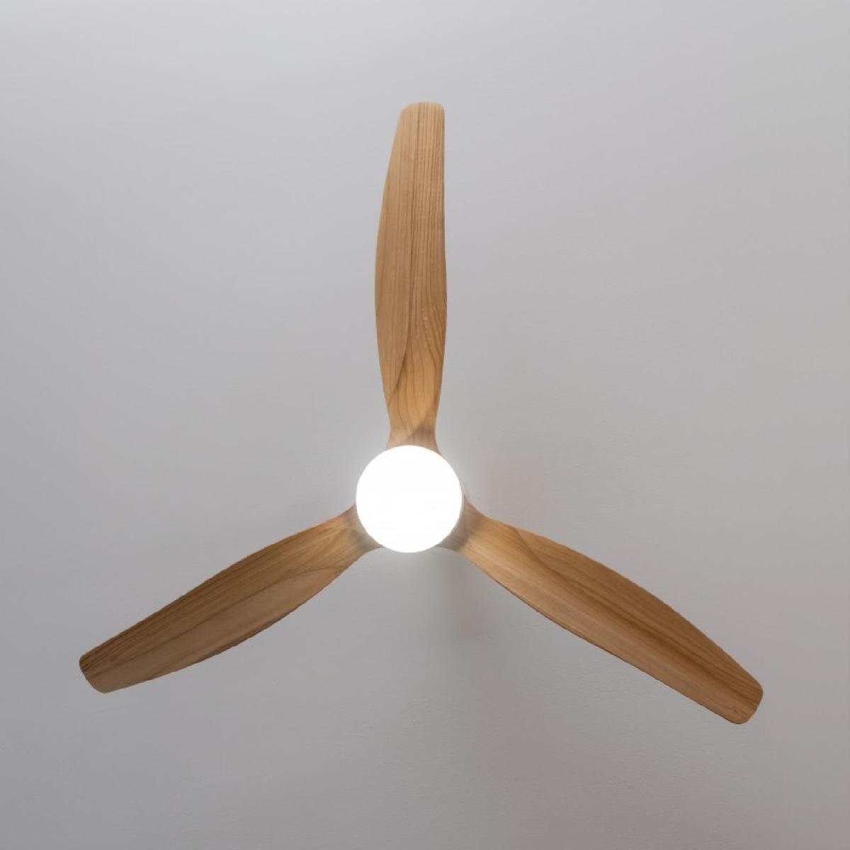 Cecotec Ventiladores de techo con luz EnergySilence Aero 5275 LightWood