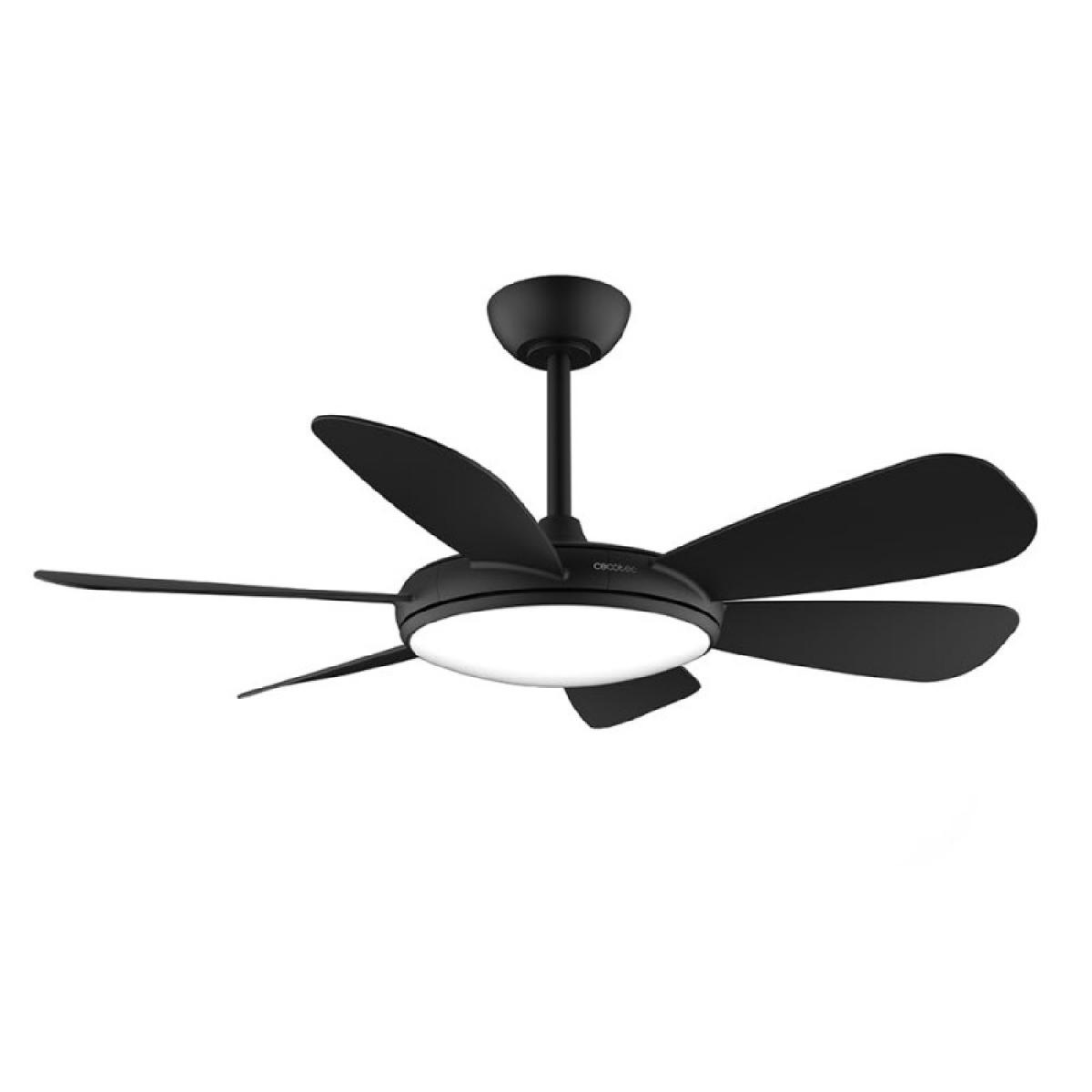 Cecotec Ventiladores de techo con luz EnergySilence Aero 5200 Black Pro