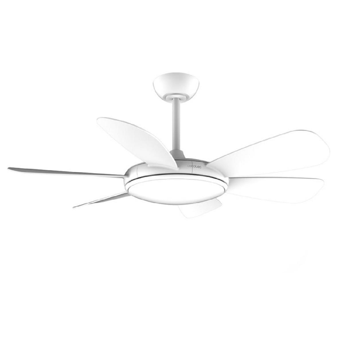 Cecotec Ventiladores de techo con luz EnergySilence Aero 5200 White Pro