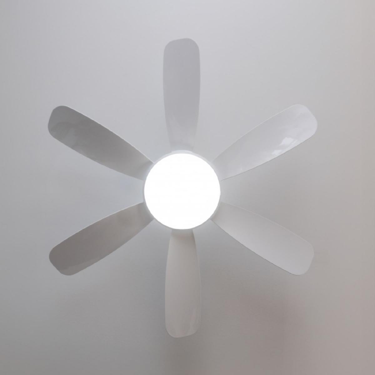 Cecotec Ventiladores de techo con luz EnergySilence Aero 5200 White Pro