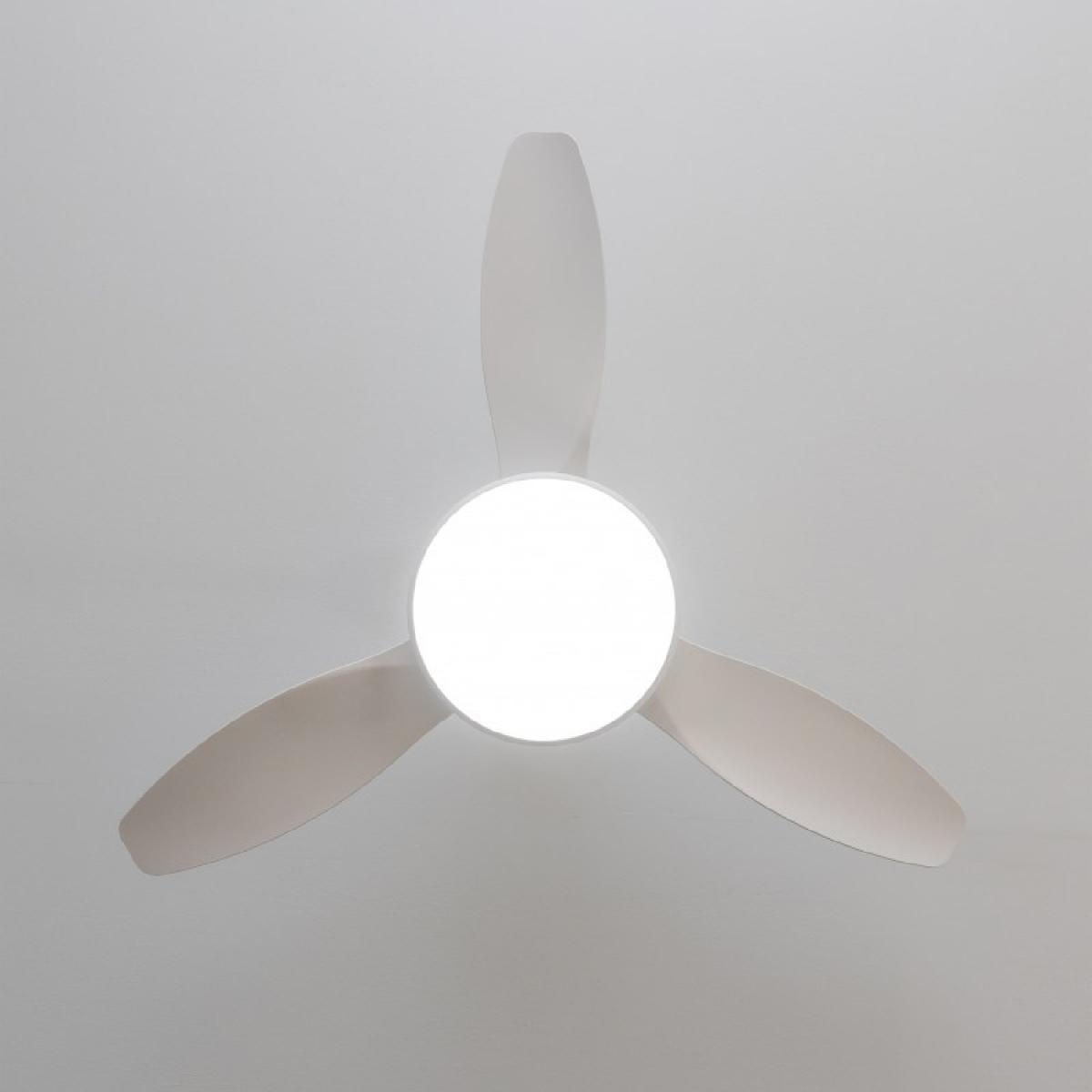 Cecotec Ventiladores de techo con luz EnergySilence 4800 Light White