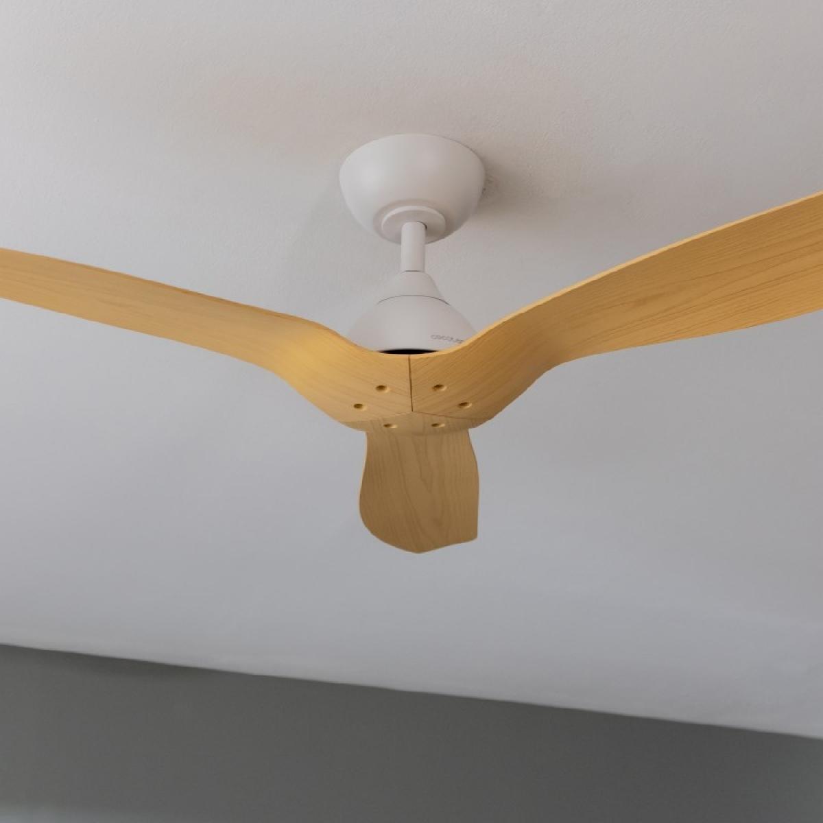Cecotec Ventiladores de techo sin luz EnergySilence Aero 5200 LightWood