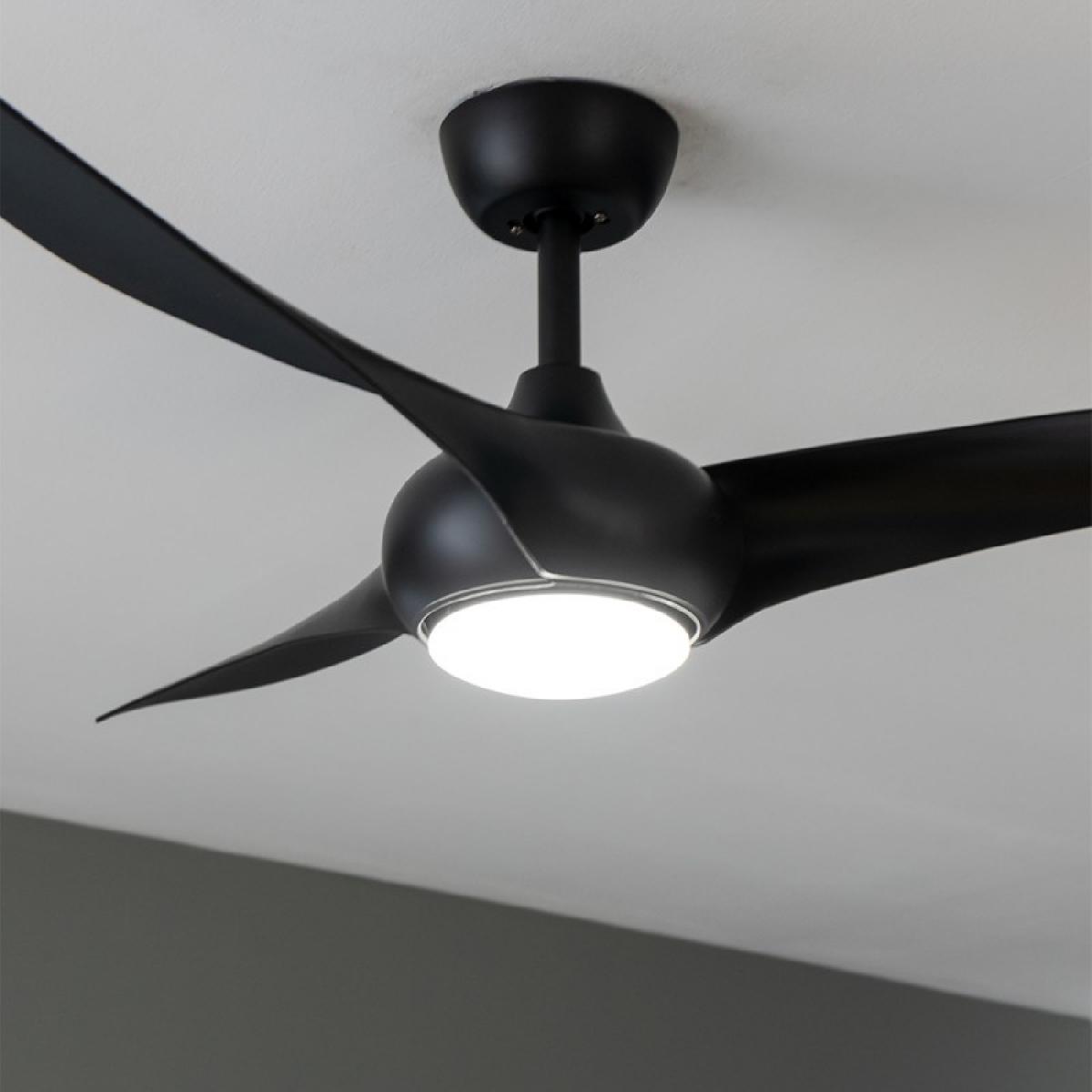 Cecotec Ventiladores de techo con luz EnergySilence Aero 5295 Black