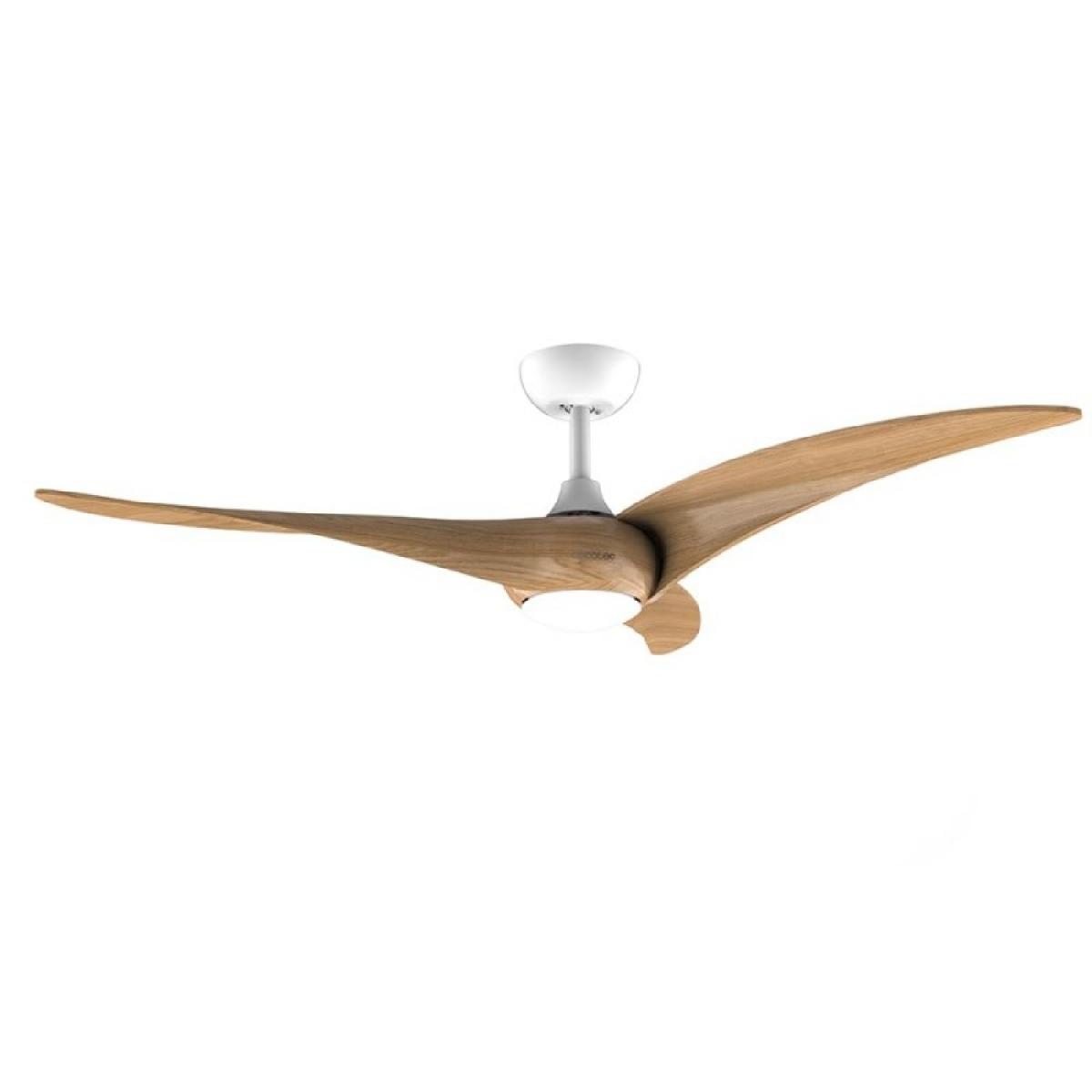 Cecotec Ventiladores de techo con luz EnergySilence Aero 5295 LightWood