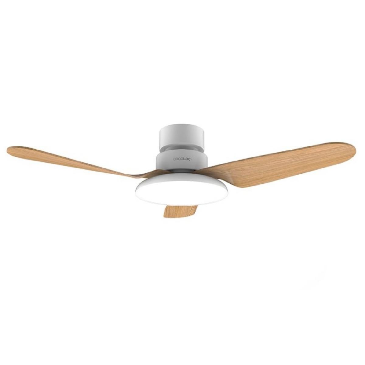 Cecotec Ventiladores de techo con luz EnergySilence Aero 5200 Light LightWood
