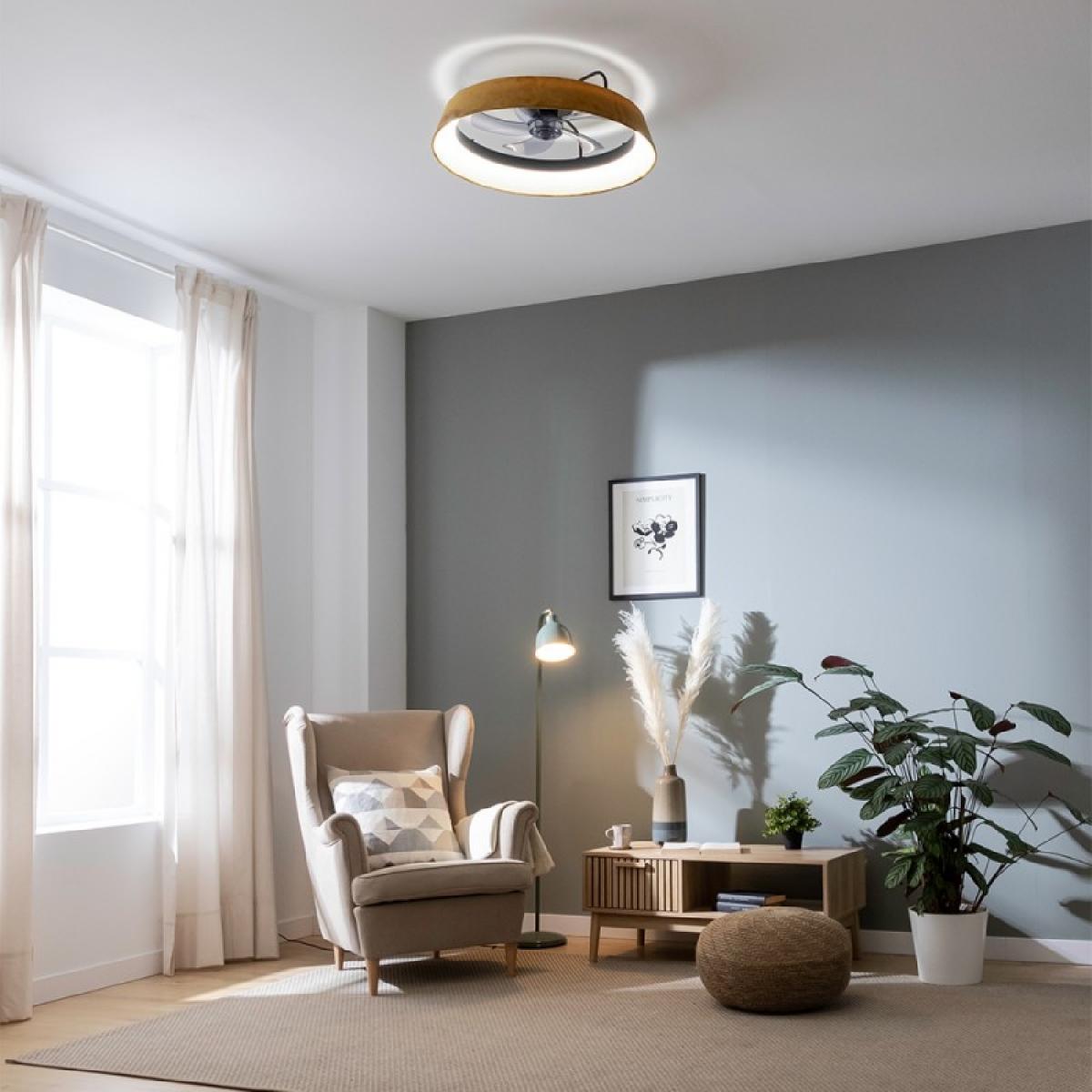 Cecotec Ventiladores de techo con luz EnergySilence LampAero 600 Green Design