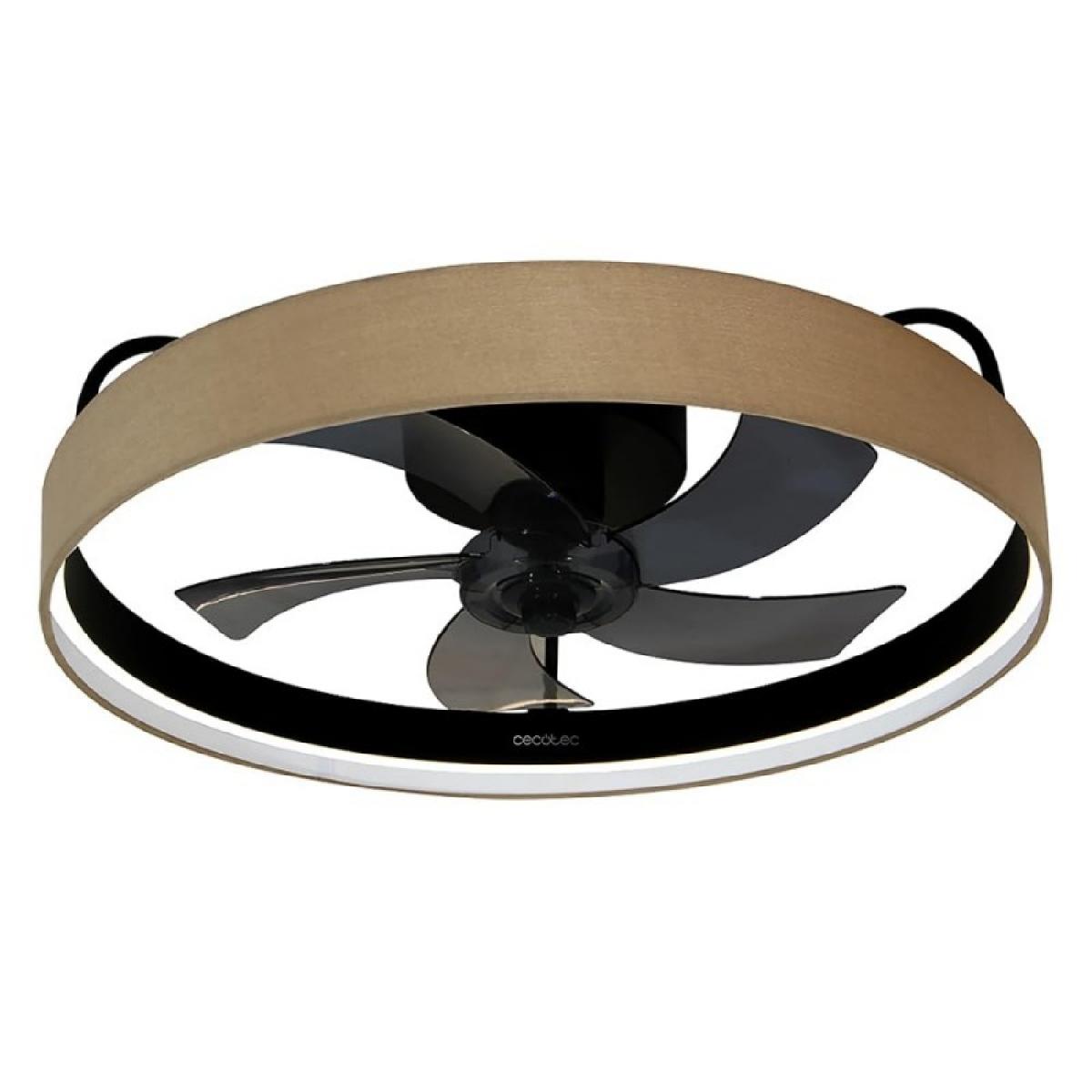 Cecotec Ventiladores de techo con luz EnergySilence LampAero 650 Beige Design