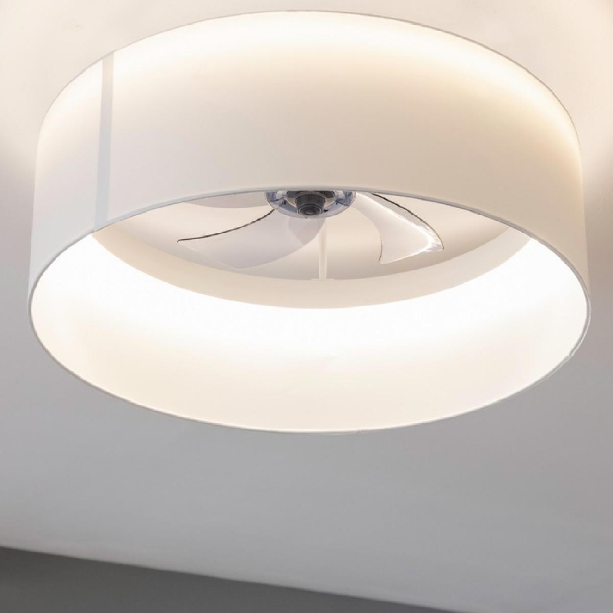 Cecotec Ventiladores de techo con luz EnergySilence LampAero 650 White Design