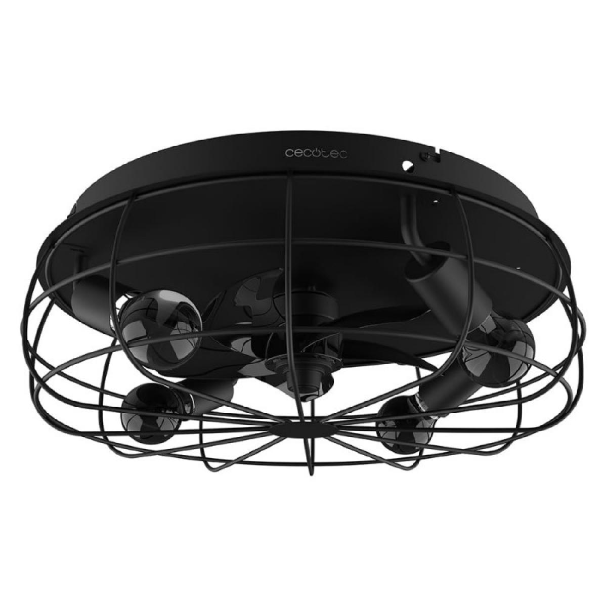 Cecotec Ventiladores de techo con luz EnergySilence LampAero 600 Iron Design