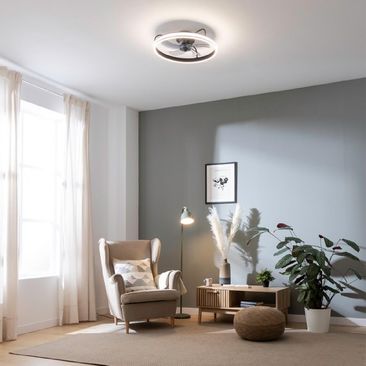 Cecotec Ventiladores de techo con luz EnergySilence LampAero 650 FlowLight