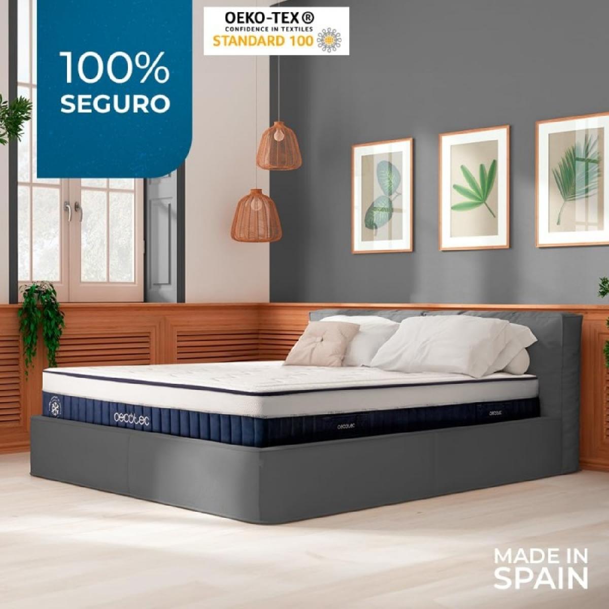Cecotec Colchones muelles ensacados Colchón Flow CecoFresh 2700 CoolConfort Hybrid 90 x 190