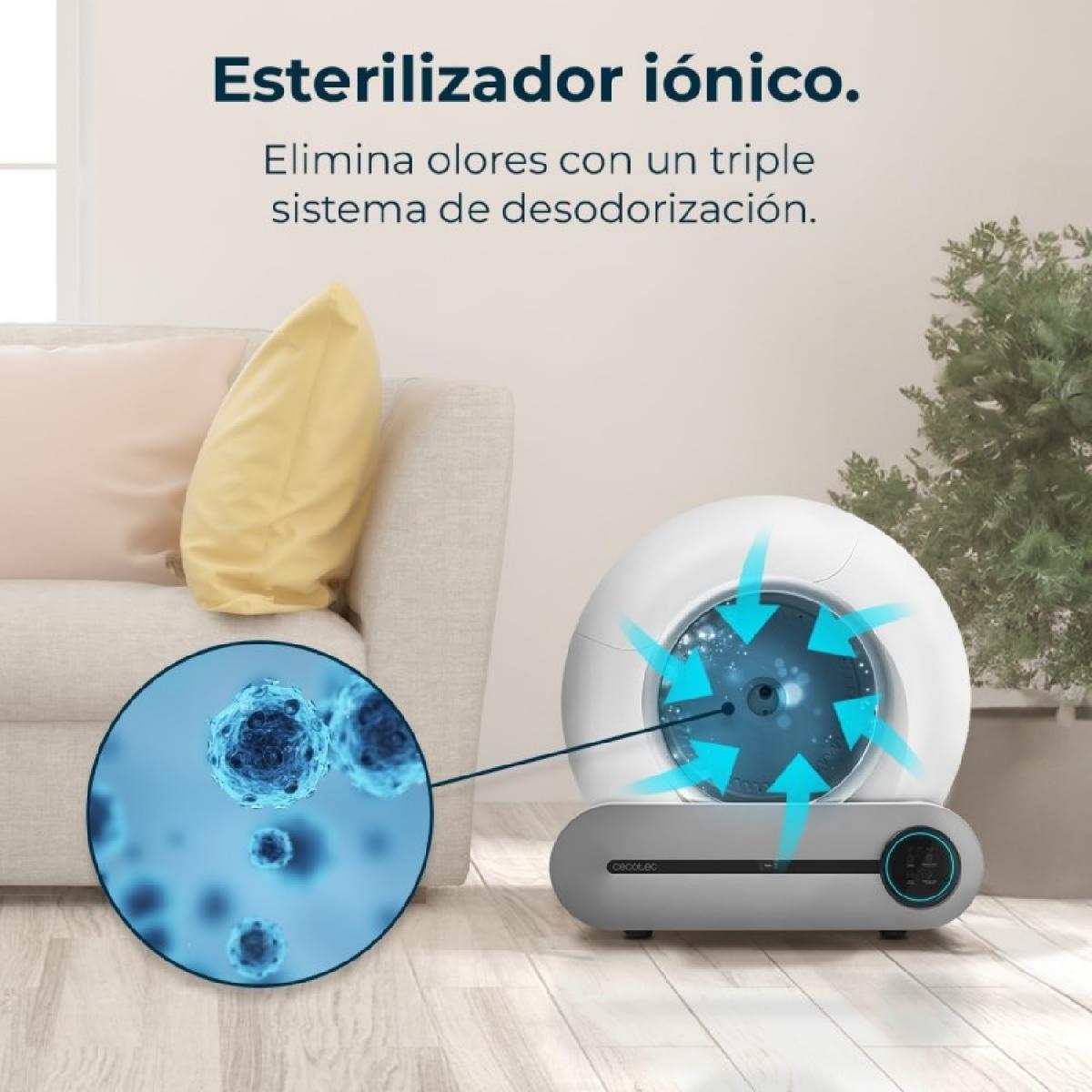 Cecotec Areneros automáticos Arenero automático Pumba 8000 CleanKitty Smart